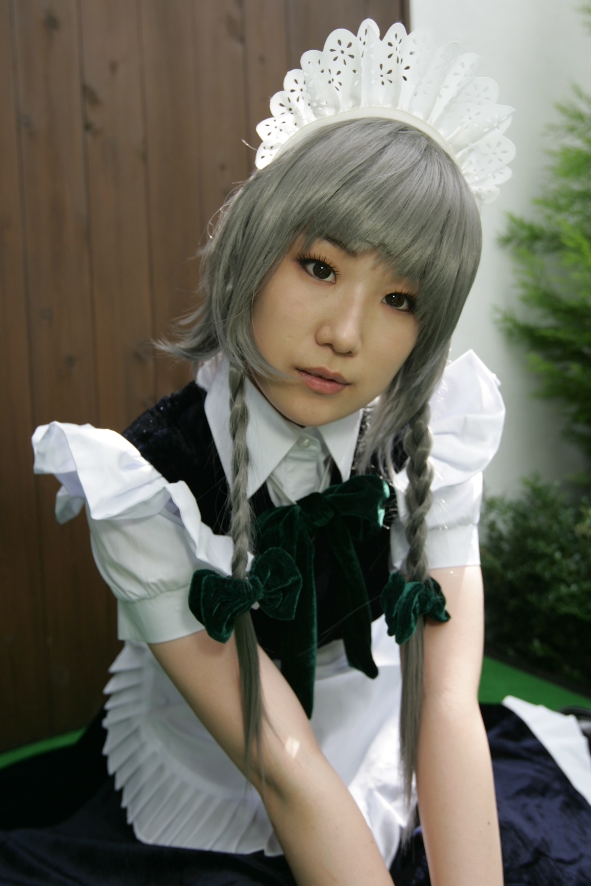 黑丝游戏美女　[Cosplay]Izayoi-Sakuya 日本超级诱惑美女图片写真